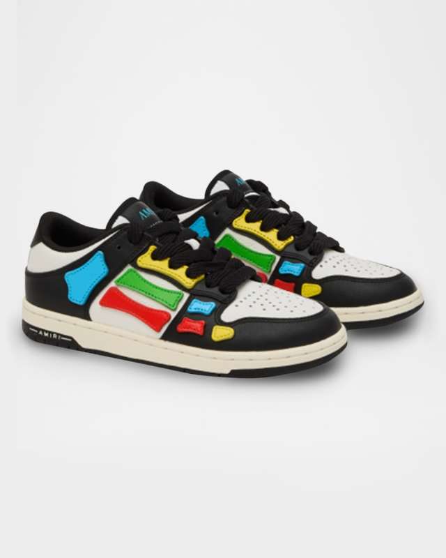 Kid's Skel Top Low Leather Sneakers,